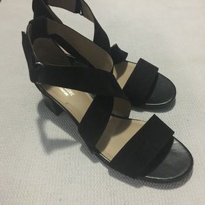 Naturalizer N5 Comfort Suede Black Heels 8M